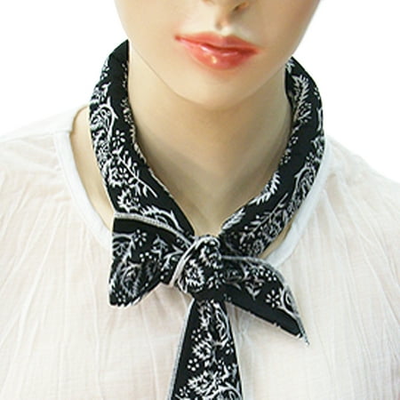 Pima Cotton Scarf - The Elixir Cooling Scarf Chilling Sports Scarf/Headband/Neck Wrap, Cotton Polar Reusable Ice Scarf, Black