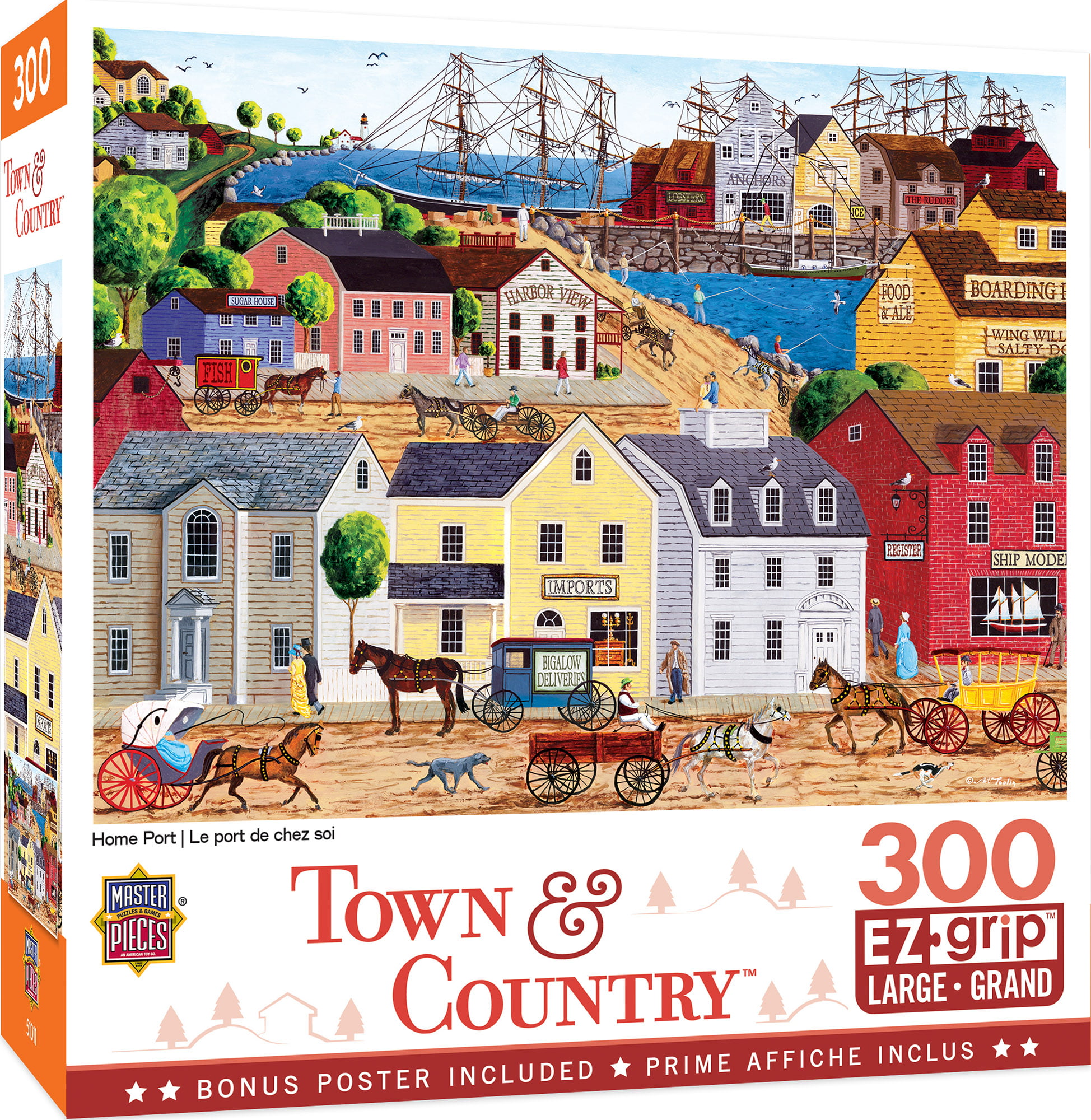 NEW Puzzlebug "Big Red Barn" 500 Piece Jigsaw Puzzle Farm House 