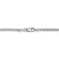 thumbnail image 4 of 925 Sterling Silver Popcorn 2.50mm Chain 18 Inch, 4 of 5