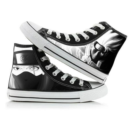 

New Naruto animation peripheral high top canvas shoes men and women lovers graffiti casual shoes