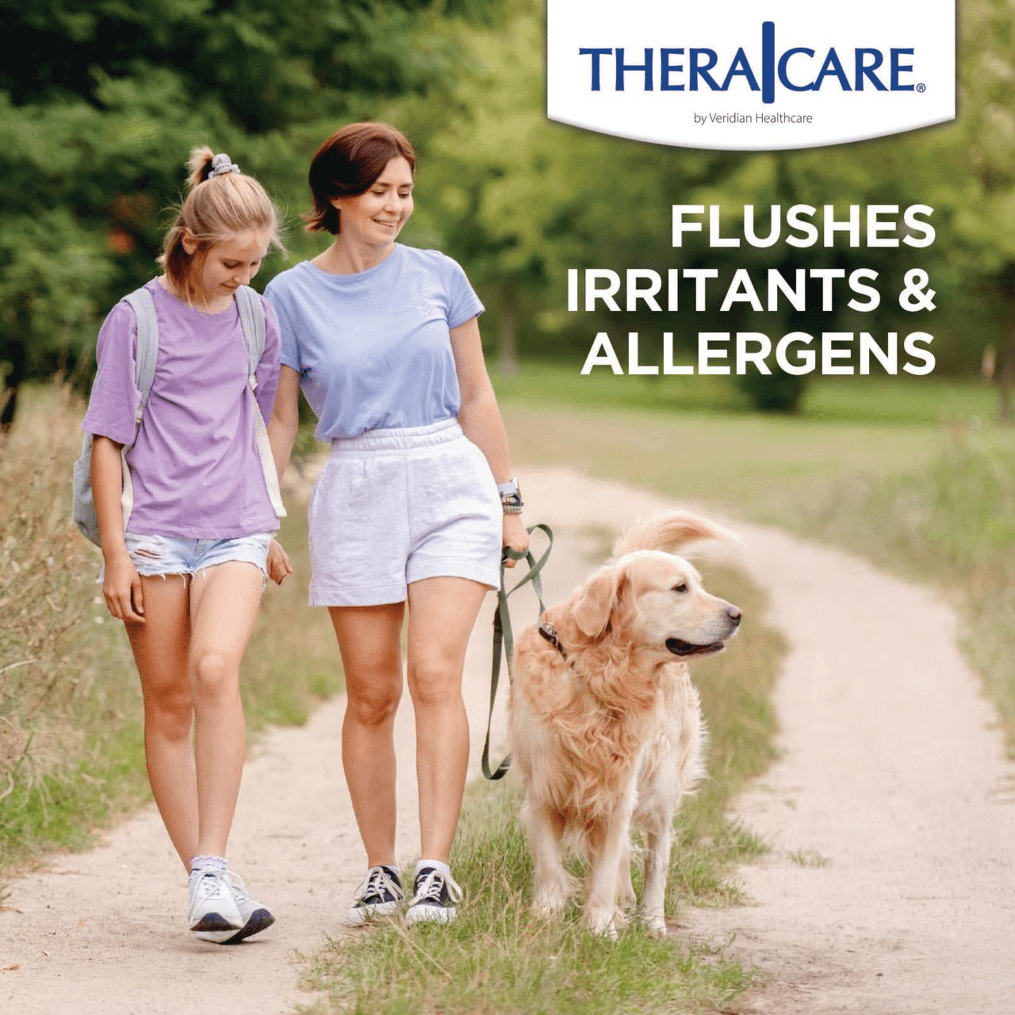 TheraCare Nasal Spray | Premium Saline | 1.5 fl oz | Non-Medicated Solution | Safe for Adults and Children | Allergy Relief