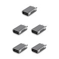 thumbnail image 3 of Seitruly Adaptador tipo C a USB 3.0 a Convertidor de alta eficiencia multifuncional resistente al desgaste para teléfono PC Gris Gris 5piezas, 3 of 6