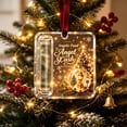 thumbnail image 5 of Christmas Cash Gift Holder Ornament, Clear Acrylic Roll Up Money Holder with Velvet Ribbon for Christmas Tree Holiday Gift Giving, 5 of 5