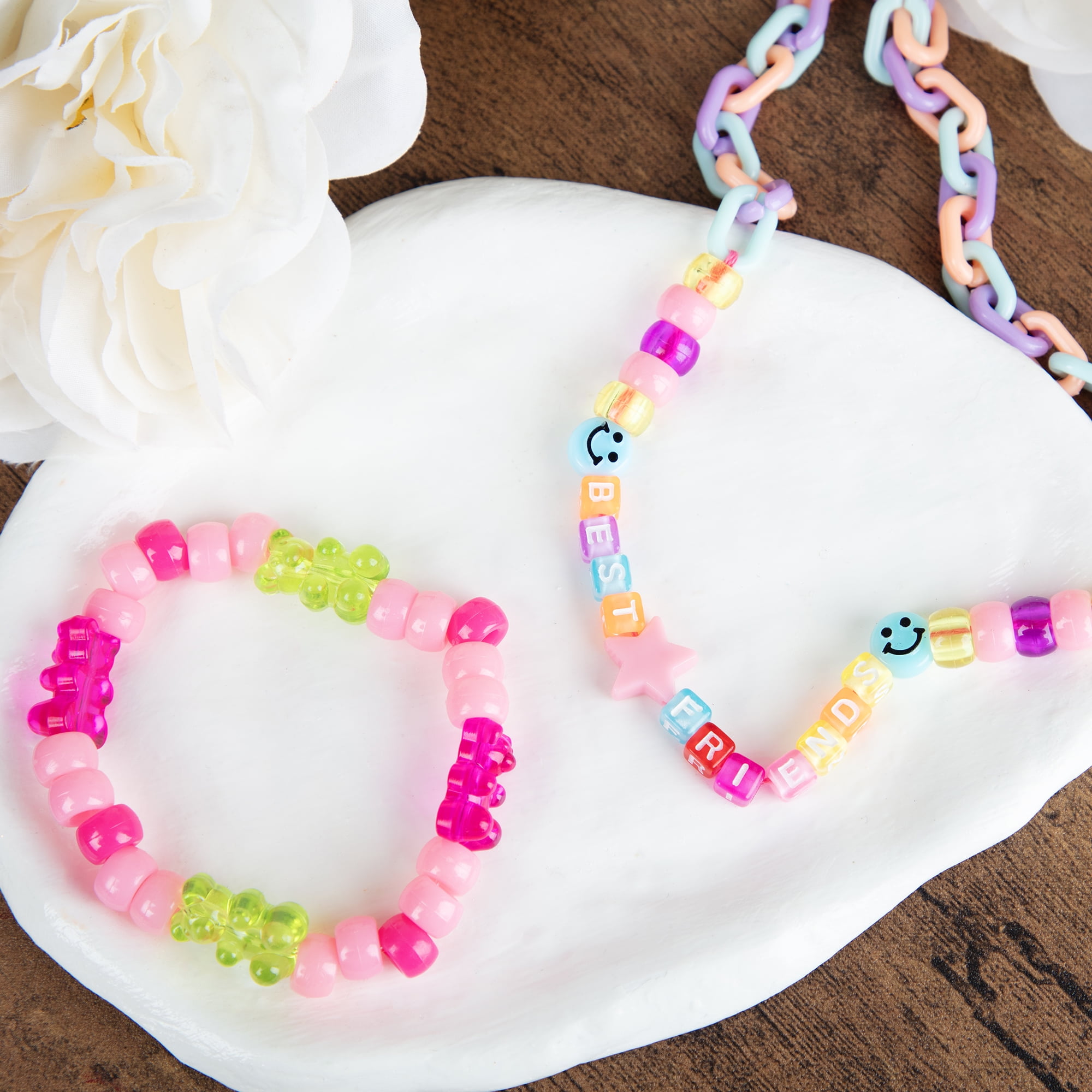 Hello Hobby Concert Kandi Portable Stacked Bead Kit, Multicolor, Jewelry Making Kit, Child 6+