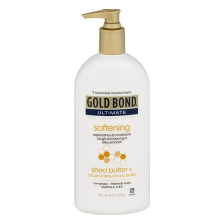 Gold Bond Ultimate Softening Skin Therapy Lotion with shea butter, coconut oil, & cocoa butter, 14 oz
