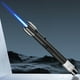 thumbnail image 2 of Encendedor de soplete de butano de alta temperatura de metal | 1300 °C Llama azul directa | Llama ajustable | Depósito transparente de 20 ml | Cuerpo metálico | Recargable | Barbacoa al aire libre, 2 of 2