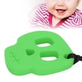 thumbnail image 4 of Juguete De Dentición Para Niños, Colgante De Mordedor De Bebé A Prueba De Agua Silicona De Moda Respetuosa Con El Medio Ambiente Para Adultos Para Niños Mayores ANGGREK Verde, 4 of 8