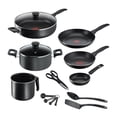 thumbnail image 1 of Batería de Cocina T-fal Jumbo Cooker 15pz Negro, 1 of 5