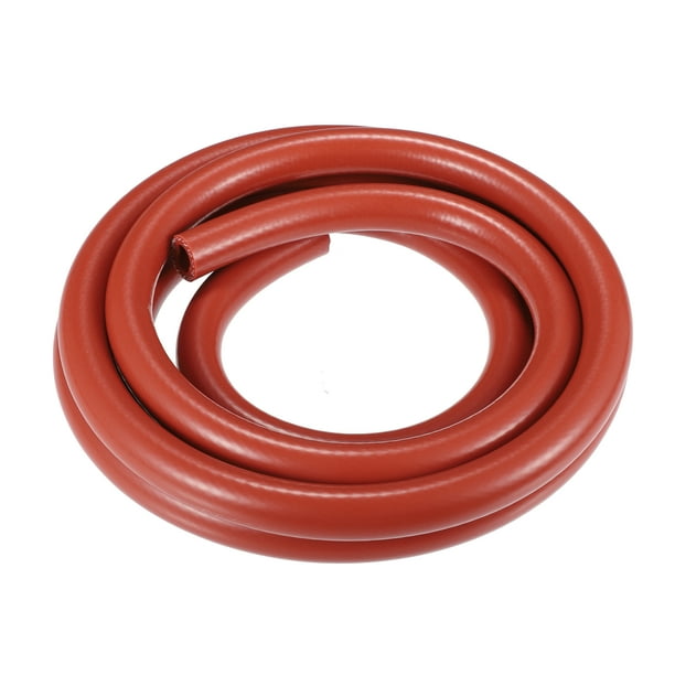 Manguera de vacío automotriz Unique Bargains Silicona ID roja 12mm 9,84 pies