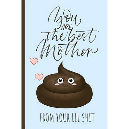 You Are the Best Mother from Your Lil Shit: Notebook, Blank Journal, Funny Gift for Mothers Day or Birthday.(Great Alternative to a Card)