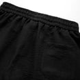 thumbnail image 4 of cllios Men's Athletic Shorts Big and Tall Drawstring Elastic Waist Knee Length Pants Solid Color Summer Lightweight Shorts with Pockets, 4 of 9