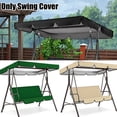 thumbnail image 3 of Waterproof Cover Replacement 1 Pcs 2 & 3 Seater Swing Accessories Cover Top, 3 of 7