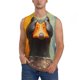thumbnail image 1 of Balery Colorful Painted Duck Camisetas sin mangas para hombre, absorbe la humedad y protege contra el mal olor.-3X-Large, 1 of 7