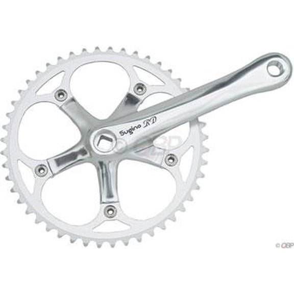 Sugino Single Speed 170mm 48t 3/32" 130mm Road Crankset, Bottom Bracket Not Included