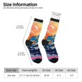 thumbnail image 2 of Bingfone Chaussettes de Compression Imprimé Terre Coloré Fantaisie pour Femmes et Hommes Longues Chaussettes pour Course Athlétique Cyclisme Infirmière, 2 of 6