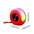 thumbnail image 3 of Bluetooth Speakers Portable Bluetooth Speaker with Loud Sound,Dynamic LED Lights,RGB Modes,Bluetooth 5.3,USB/TF/AUX/FM/Mic Input/TWS,Built-in Handle,Wireless Speaker for Home,Outdoor,Party, 3 of 7
