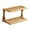 A, variant on 11.81x7.48x7.08 Inch 2 Tier Bamboo Shoe Rack,Portable Folding Multifunctional Free Standing Shoe Shelf Storage Shoe Storage Rack for Corridors,Bedrooms and Small Spaces