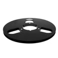 thumbnail image 2 of Carrete vacío de aleación de aluminio de 1/4 de 10 pulgadas con 3 orificios, cinta de sonido, pieza de máquina de apertura de carrete vacío para TEAC, color negro, 2 of 14