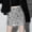 Gray, variant on RYDCOT Sequin Sparkly Skirt Low Waist Bodycon Party Club Shorts Mini Micro Glitter Skirts Gray