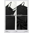 thumbnail image 6 of Nlife Women Solid Color V Neck Sleeveless Jumpsuit With Pockets, 6 of 6