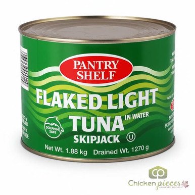 Pantry Shelf Flaked Light Tuna Skipjack | Bulk NW 1.88 kg/DW1.27KG
