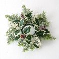 thumbnail image 2 of EWASWON Christmas Christmas Pinecone Candle Wreath - Aromatherapy Candlestick Decor, Tabletop Dining Centerpiece, Holiday Home Gift, 2 of 6