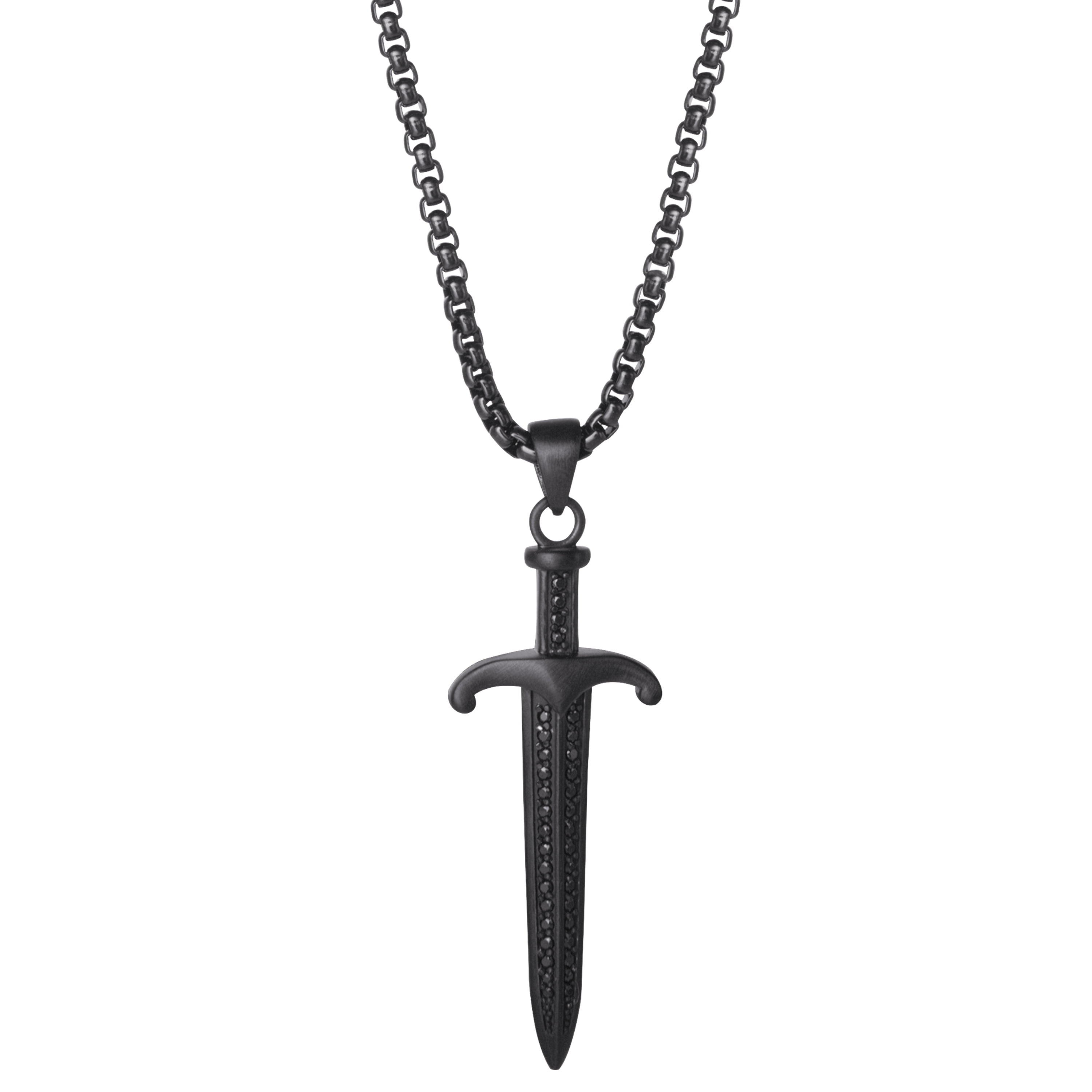 Brilliance Fine Women's Jewelry Stainless Steel IP Black Plated