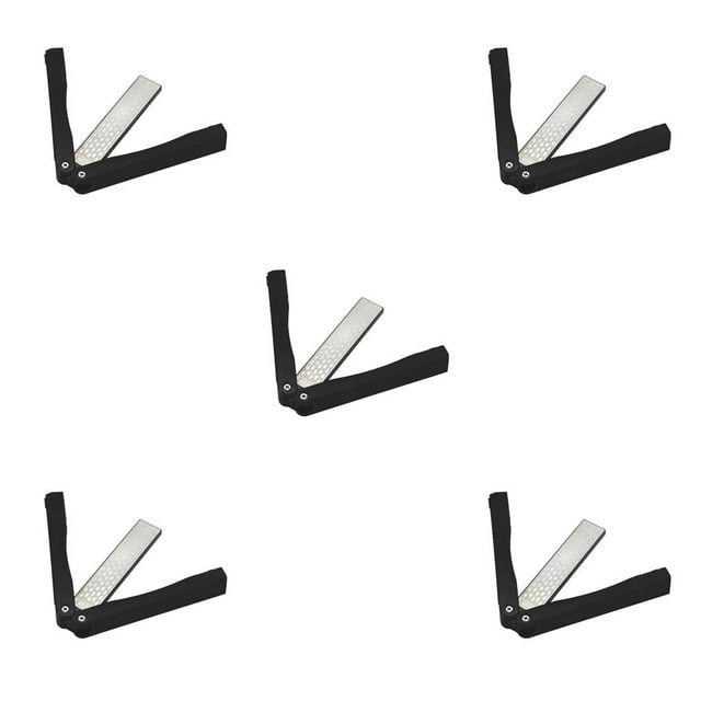 Afilador de doble cara Toystoory portátil plegable de bolsillo piedra de afilar