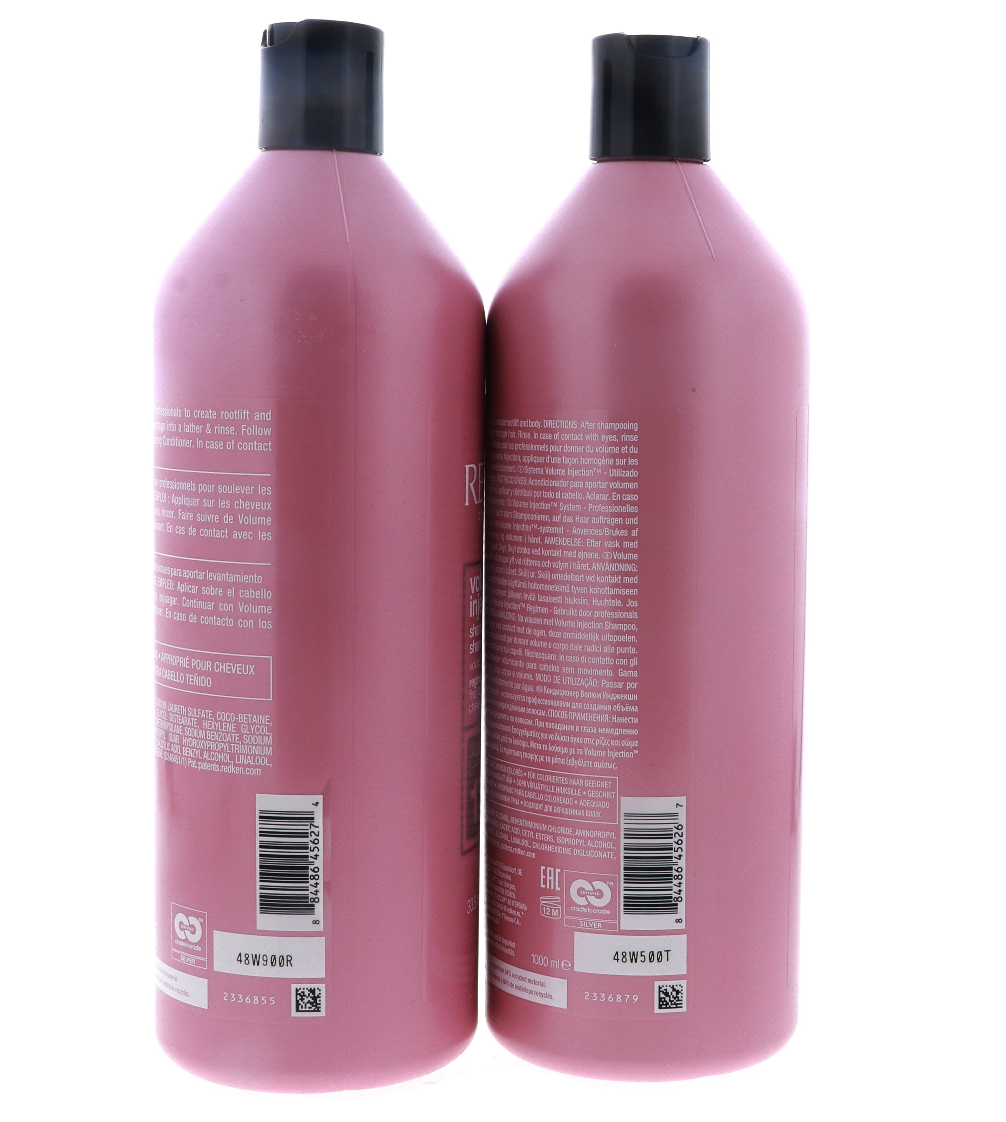 Redken Volume Injection Shampoo & Conditioner for All Hair Types 33.8 oz