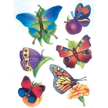 Butterfly Clings - WINDOW CLING BUTTERFLIES 12 X 17