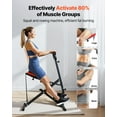 thumbnail image 2 of VEVOR Squat Machine, Deep Squat Rowing Machine for Home, Easy Setup & Foldable Exercise Equipment, Glute Trainer Machine with 3 High-Strength Resistance Bands, Glutes & Leg Home Workout Machine, Black, 2 of 9