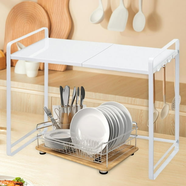 Estante de almacenamiento organizador de utensilios de cocina multifuncion soporte compacto y resistente de tamano pequeno para condimentos de mesa Walmart en linea