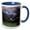 Blue/White, variant on 3drose, Low Flying Clouds in the Valley in Alaska, 11oz Magic Transforming Mug