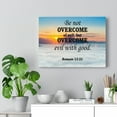 thumbnail image 2 of Scripture Walls Overcome With Good Romans 12:21 Christian Home Decor Bible Art Unframed, 2 of 7