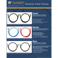 thumbnail image 3 of Whirlpool  4' Black Washer Inlet Hoses 1050 PSI - 2 Pack, 3 of 3