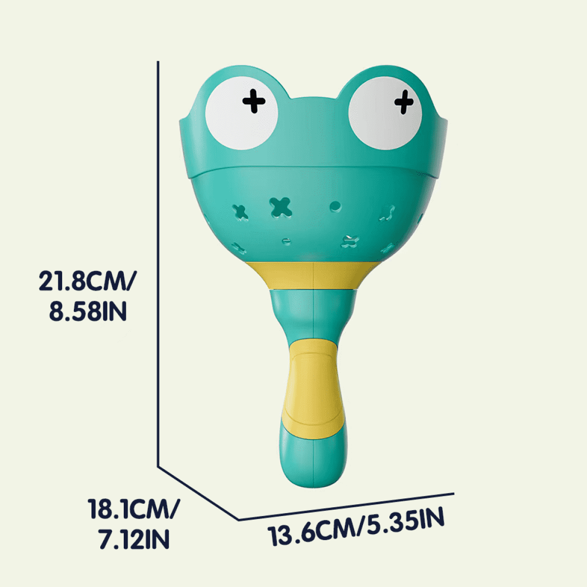 Flying Disc Launcher Toy for Kids, Launch and Catch Ball Game for Boys Girls Outdoor Activity & Christmas Birthday Gifts(Yellow)