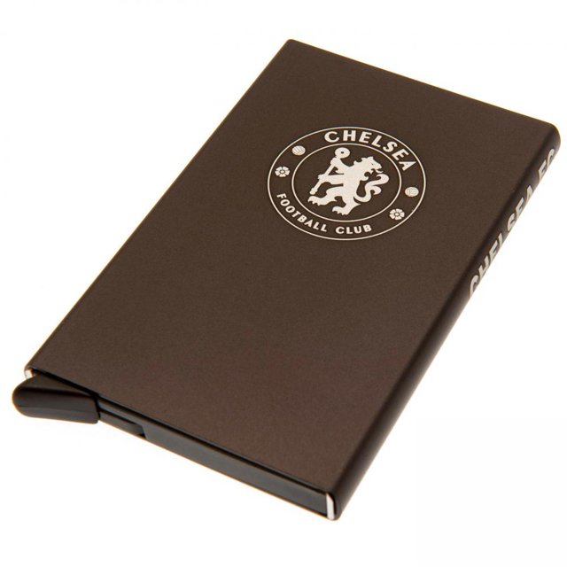 Chelsea FC - Soporte de Tarjeta de Aluminio (Marrón)