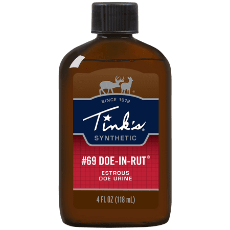 UPC: 0049818213387 | Tink s Synthetic #69 Doe-In-Rut Estrous Doe Urine 4 oz. – Deer Lure