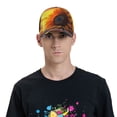 thumbnail image 4 of Balery Sunset Coast Sunflower Gorra de béisbol de tamaño ajustable para correr, entrenar y actividades al aire libre. Gorra de papá para todas las estaciones., 4 of 6