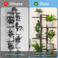Plant Stand Indoor Tall Shelf 6 Tier Adjustable Metal Plant Stands