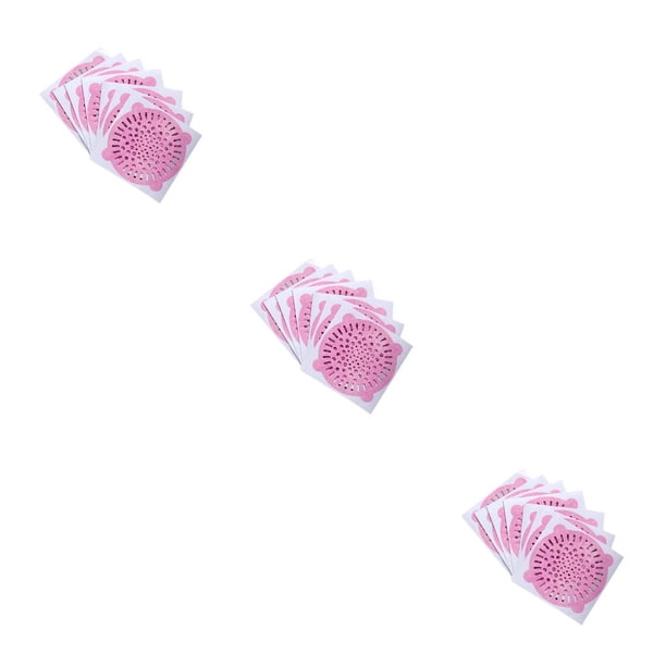 Wosthever Colector de pelo antibloqueo para desagüe de suelo, tapón adhesivo para desagüe de alcantarillado, colador para baño, bañera, Type1 NO1