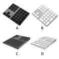 thumbnail image 4 of Baohd Numeric Keyboard with USB Digital Input Travel Aluminum Small Receiver Strong Stability Ergonomics Pocket Keypad Laptop Computer Silver White trade edition, 4 of 9