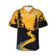 thumbnail image 1 of Balery Sunset River Pine Trees Camisas hawaianas de manga corta para hombre, camisas playeras de corte holgado, camisas de vacaciones con botones,XX-Large, 1 of 7
