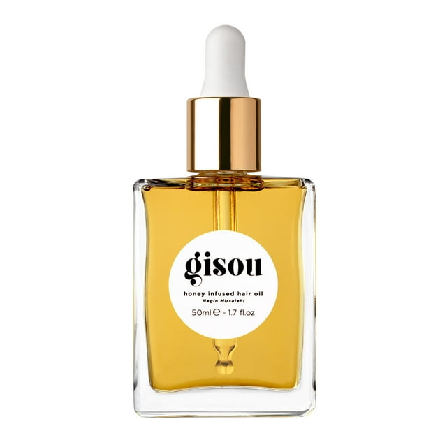 Aceite capilar Gisou Honey infusionado con miel de Mirsalehi, 50 ml, para viajes