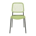 thumbnail image 2 of Pemberly Row 19.1" Outdoor Metal & Rope Dining Chair in Green, 2 of 7