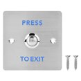 thumbnail image 1 of Puerta de Acero inoxidable, Botón de Acceso de Salida, Interruptor de Alarma de Sonido de Liberación para Bloqueo de Control, 1 of 7