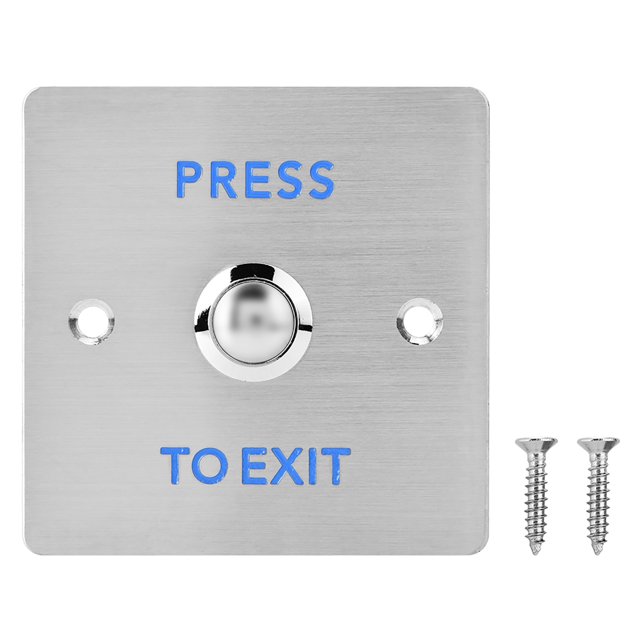 Puerta de Acero inoxidable, Botón de Acceso de Salida, Interruptor de Alarma de Sonido de Liberación para Bloqueo de Control