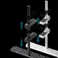 thumbnail image 2 of Yazoeia Graphics Card Support Bracket,Aluminum Alloy Video Card Holder Bracket Frame GPU Stand Graphics Card Bracket,Adjustable Height (Black) CJC912-134708, 2 of 2