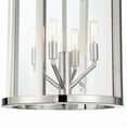 thumbnail image 4 of Crystorama Libby Langdon for  Devon 4 Light Polished Nickel Lantern - 14'' W x 16.75'' H, 4 of 5
