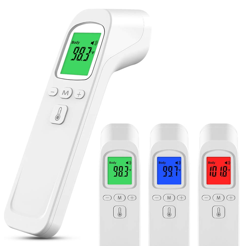Restaurant Office US in Stock Digital Contactless Thermometer Infrared 2020 for Adults Forehead Instant Reading for Company 